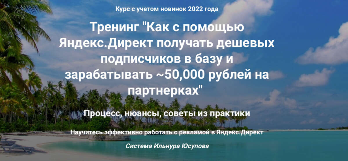 Денежные подписчики с Яндекс.Директ